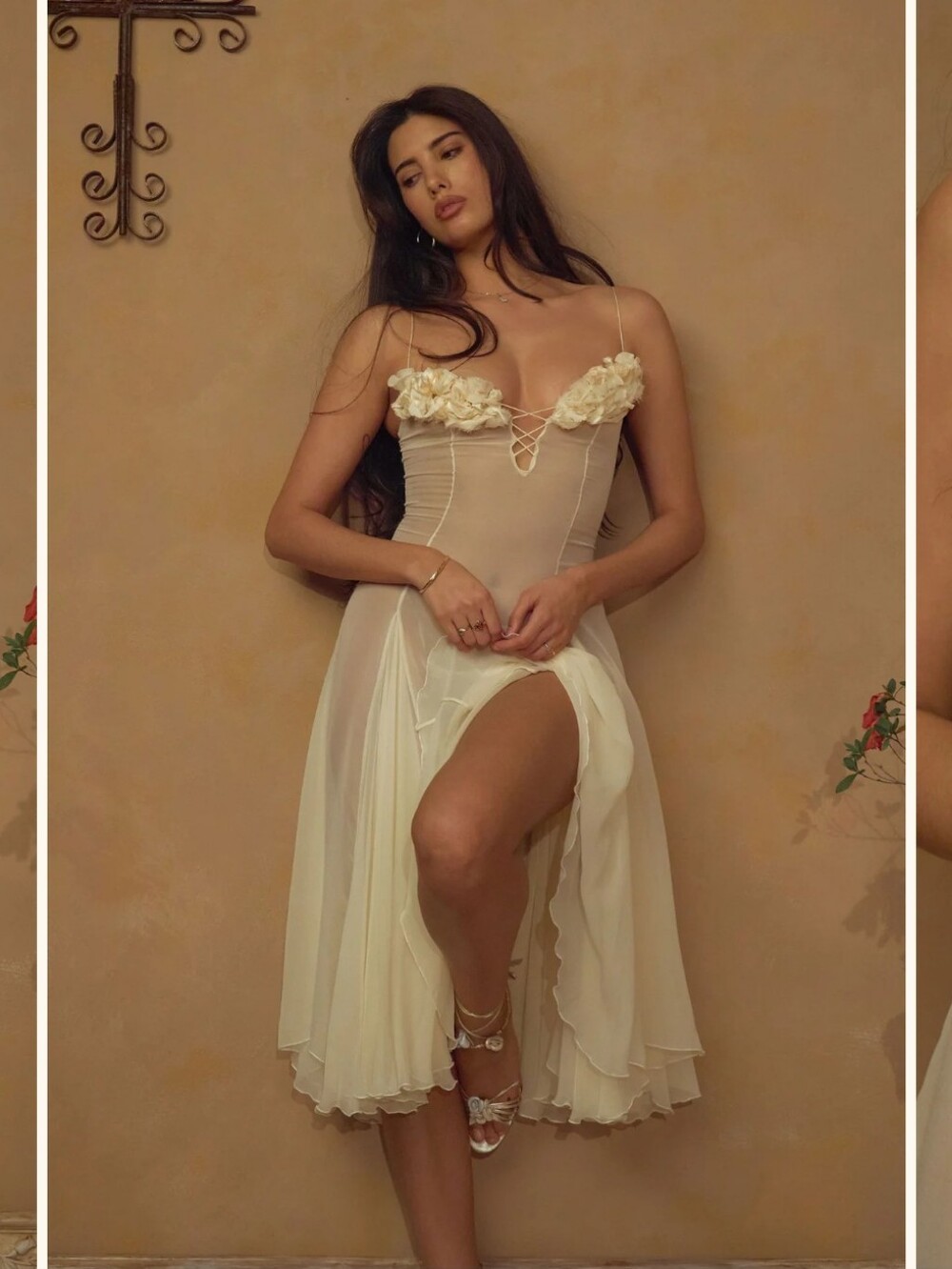 Mirror Palais Valentina Dress in Butter- M - Picture 7 of 16